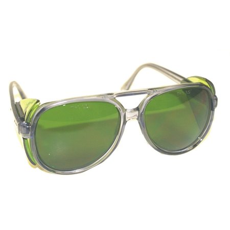 POWERWELD Safety Glasses with Side Shades, Shade 3.0 Green 303SSG
